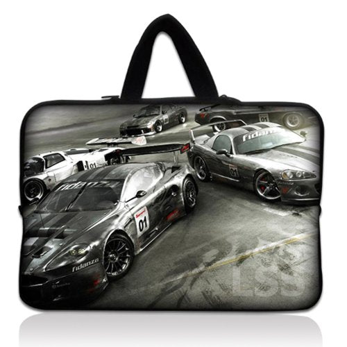 13.3 inch Laptop Sleeve Bag Carrying Case Pouch with Hidden Handle for 13.3" 13" 12.1" 12" GW, Acer, Asus, Dell, Hp, Sony, Toshiba, Racing Cars - color: Racing Cars, size: 13 in – 13.3 in