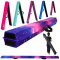 Marfula 6 FT / 8 FT / 9 FT Folding Gymnastics Beam Foam Balance Floor Beam - color: Magic Star, size: 8 Ft