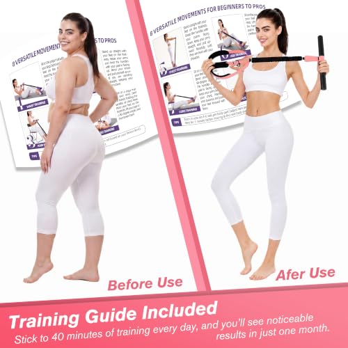 Resistance Bands with Handles,Pedal Resistance Band with Handle - color: 55lbs Pink