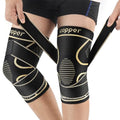 Copper Knee Support Braces with Straps for Men & Women (2 Pack, 4X-Large) - size: XXXX-Large