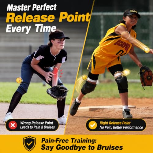 4 Pcs Softball Pitching Aid Trainer Belt Pitching Tools