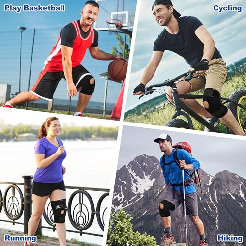 T TIMTAKBO 4XL Plus Size Hinged Knee Brace Dual Stabilizers for Women/Men - size: XXXX-Large