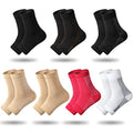 Geyoga 7 Pairs Ankle Compression Sleeves Ankle Brace Socks Plantar Fasciitis Relief Sock with Foot Arch Support for Women Men Relieves Foot Heel Pain(Size L, Size XL) - size: Size L, Size XL