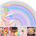 ANZNKU Holographic Mylar Bags 8x12 Large Resealable 50PCS Candy Goodie Bags - color: Holographic, size: 8x12 Inch