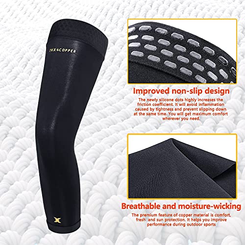 THX4COPPER Compression Full Leg Sleeves(Pair) - size: X-Large