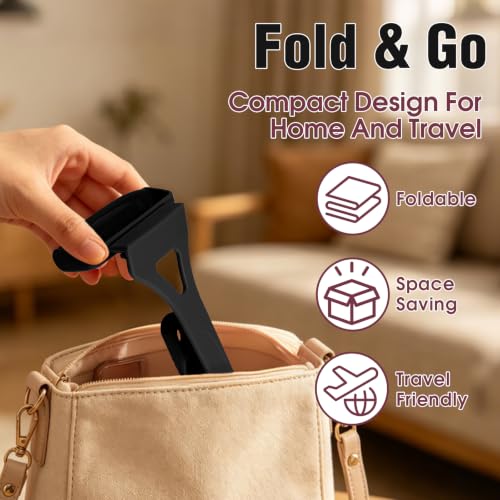 Back Massage Rollers Hot and Cold Compresses, Sturdy and Portable - color: Black