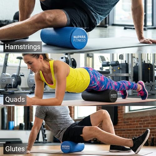 Foam Roller for Back, Legs, Hips | Yoga Foam Roller Pink - color: Pink, size: 18 Inch - Large