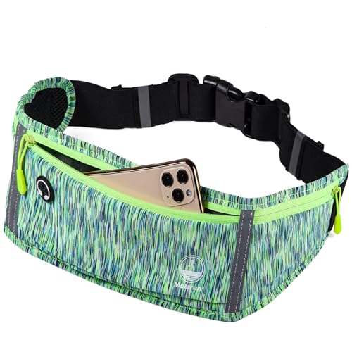 Running Belt Slim Fanny Pack Jogging Pouch Phone Holder Waist Pack - Green - color: I Green
