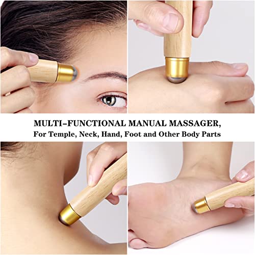 Telescoping Back Scratcher for Women Men with Massage Roller - color: Natural Wood-01