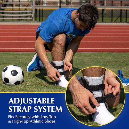 Brace Direct Semi-Rigid Active Ankle Brace, Hinged Sports Stabilizer - size: Right Ankle - Right - S