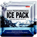 Reusable Ice Packs for Coolers 2 Pack, Long Lasting Gel Freezer Packs for Cooler Bag, Large Lunch Boxes & Backpack, Cold Blocks for Food (9.8" x 9.8") - size: Medium-2pk