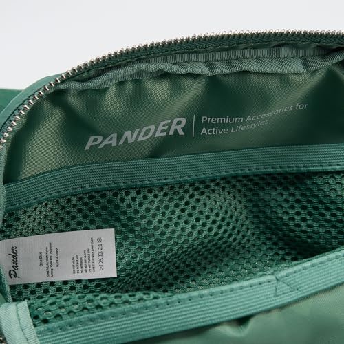 Pander Crossbody Belt Bag for Women and Men, Travel and Everyday Use - color: Eucalyptus Green
