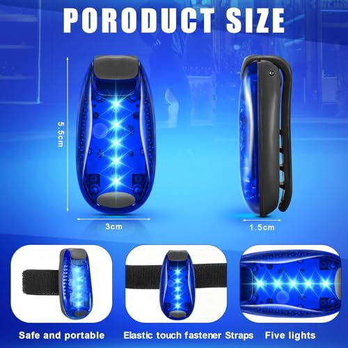 Copkim 30/60/100 Pcs LED Running Light Bulk - color: Red, Blue, Green