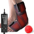 sticro Foot Heating Pad for Ankle Achilles Heel with Massage Ball - color: Black