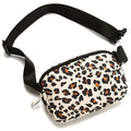Fanny Pack, Adjustable Crossbody Waist Bag, Leopard - color: Leopard