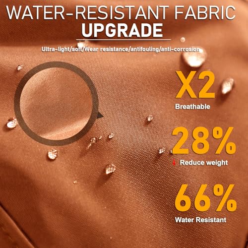 Waterproof Baseball Cap for Men Women UPF 50+ Quick-Dry Running Golf Hat - color: Caramel