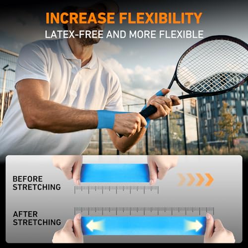 KTQUICK Precut Kinesiology Tape for Thumb Right, 24 PCS, 20% Stronger,Blue - color: Blue, size: 24PCS RIGHT