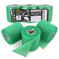 Hampton Adams Pre Wrap Athletic Tape, Non Slip Grip, No Fray Underwrap - color: Kelly Green
