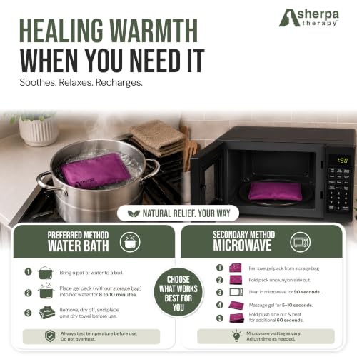 Flexible Hot and Cold Gel Pack, Large 12" x 15" - size: Large, style: Purple