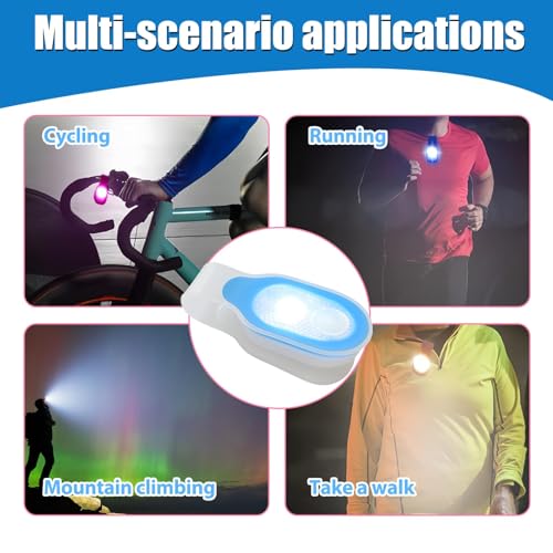 Nurse Night Light Rechargeable LED Clip on Flashlight for Night Shift - color: Blue