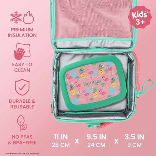Bentgo Kids Prints Double-Insulated Reusable Lunch Bag - color: Tropical