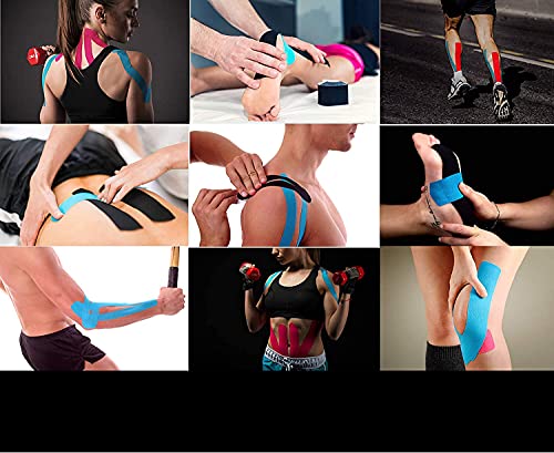 Hampton Adams Kinesiology Tape, Uncut Roll, Waterproof Muscle Support - color: Beige, size: 2in x 16ft (2 Rolls)