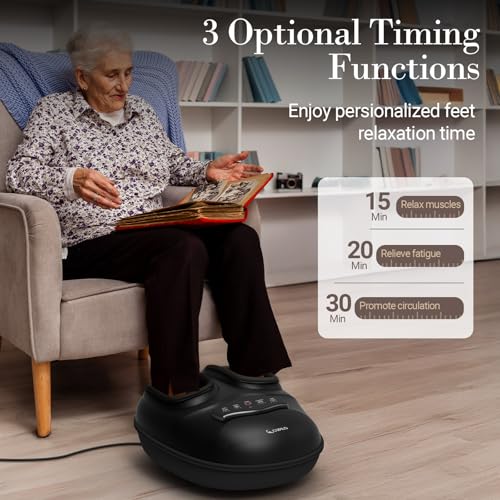 CuPiLo Smart Foot Massager with APP, FSA Eligible HSA - 2026 New Version - color: Piano Black