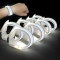 M.best 8pcs LED Light Up Bracelets Glow Flashing Wristbands Glow in The Dark Party Supplies for Wedding, Raves, Concert, Camping,Sporting Events, Party White - color: 8pcs White