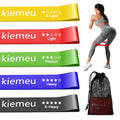 Latex Mini Loop Resistance Bands for Working Out Legs, 6 cm Wide Version