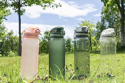 30oz Tritan Water Bottle with Time Marker, 1-Pack, Pink - color: Pink