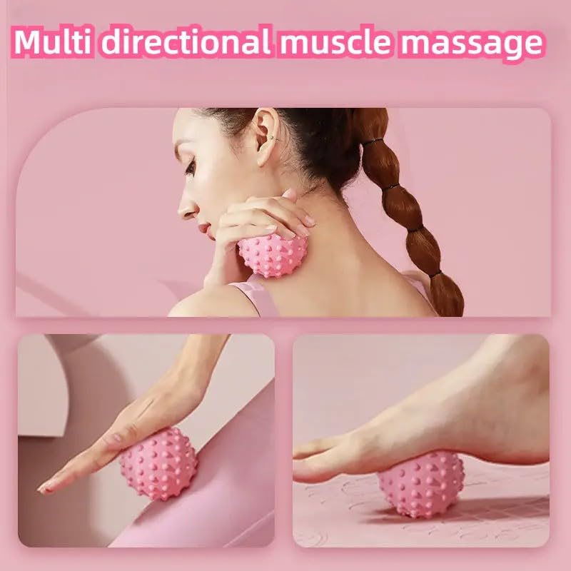 1pc Myofascial Release Massage Balls for Trigger Point, Yoga, and Pilates - Relieve Muscle Tension and Improve Flexibility Blue - color: Blue