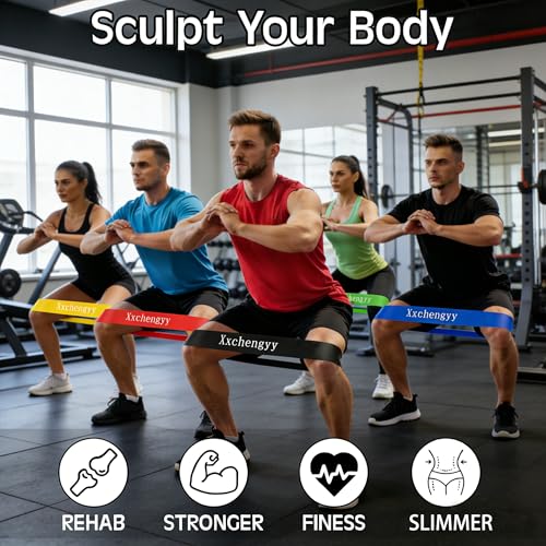 Resistance Bands Set, 200 Pcs Bulk, 5 Resistance Levels