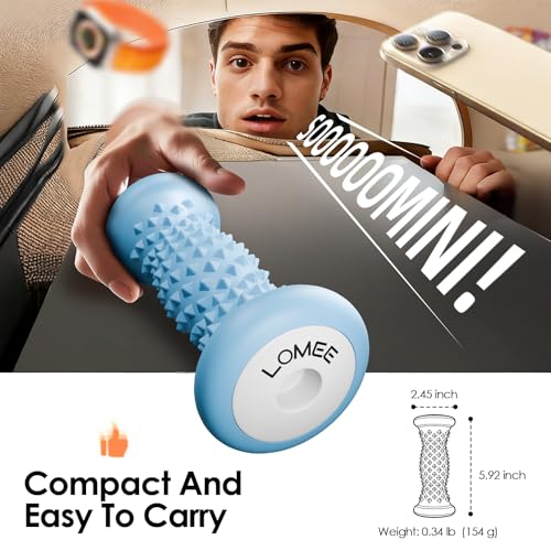 Foot Roller Massager for Plantar Fasciitis, Foot Arch and Heel Pain Relief - color: Blue