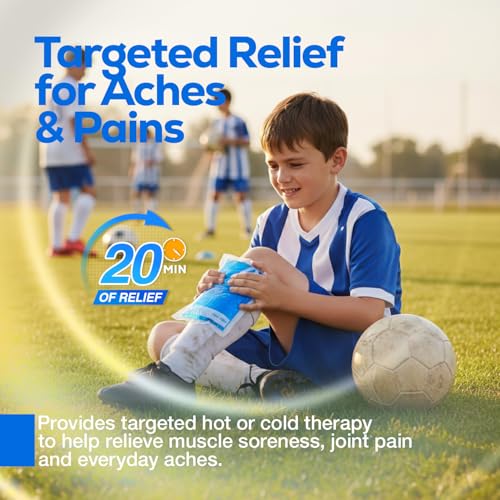 Dynarex Reusable Hot and Cold Gel Pack - 4" x 6" - Multi Purpose Compress for Injuries - Easy to Microwave or Freeze - First Aid, Sports, Home Use - 1 Count