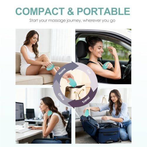 Vibrating Massage Ball with Rolling Head for Plantar Fasciitis