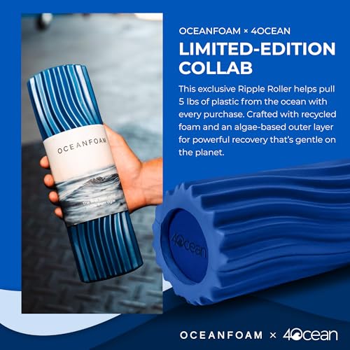 Oceanfoam x 4ocean Roller – Limited Edition Muscle Roller for Back Pain