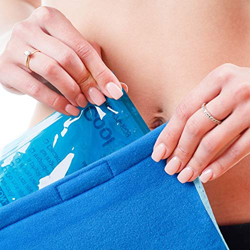 CoolRelief FlexGel - Versatile Gel Ice Pack Wrap for Knee, Shoulder, and Hip - Medical Grade Reusable - Advanced Cold Therapy (11" x 12" - Single Pack)