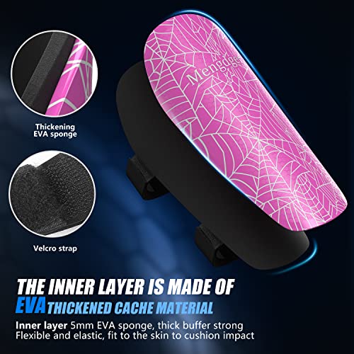 Shin Guards Soccer Youth Kids Boys Girls Toddler Shin Pads Child EVA Cushion Protection Reduce Shocks Injurie Calf Protective Gear Suitable for 4 5 6 7 8 9 10 11 12 Years Old - color: Pink, size: Small