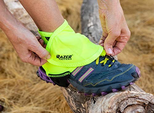 Reflective Running Gear for Women and Men (Large Trail Running Gaiters)
