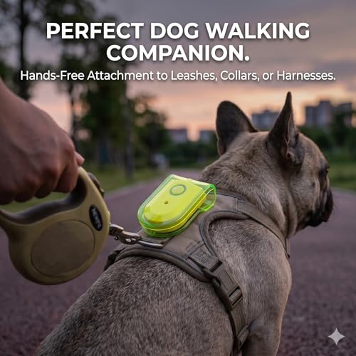 Clip-On Personal Safety Alarm 130dB for Women with LED Strobe - color: Fluorescent Green