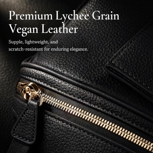 Makes Checkered Crossbody Bag Bum Bag for Women with Pouch - color: Pure Black