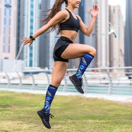 Compression Socks Circulation 15-20 Mmhg Knee High - color: Shark