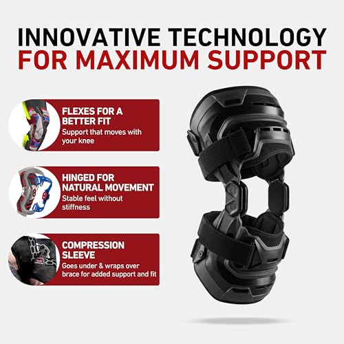 McDavid Heavy Duty Hinged Knee Brace for Men, ACL MCL PCL, Side Stabilizers - size: Small, style: Left Knee