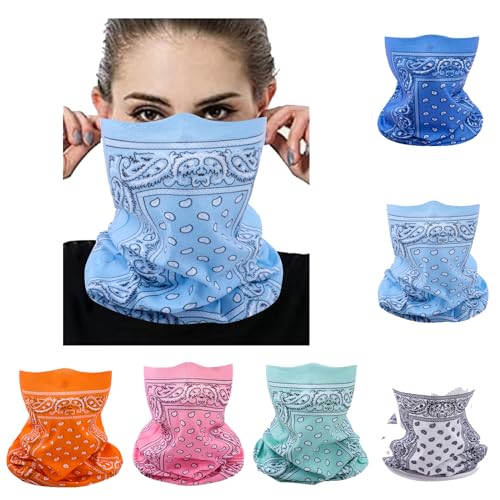 Face Mask Multi Bandana Neck Gaiter Seamless Magic Headband Outdoor Face Scarf for Dust Wind and UV Resistance - color: No2a