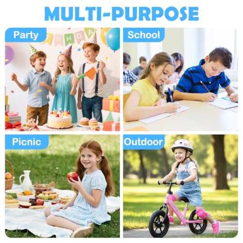 FlowFly Kids Lunch box Insulated Soft Bag Mini Cooler Back to School Thermal Meal Tote Kit for Girls, Boys, Shark - color: Shark