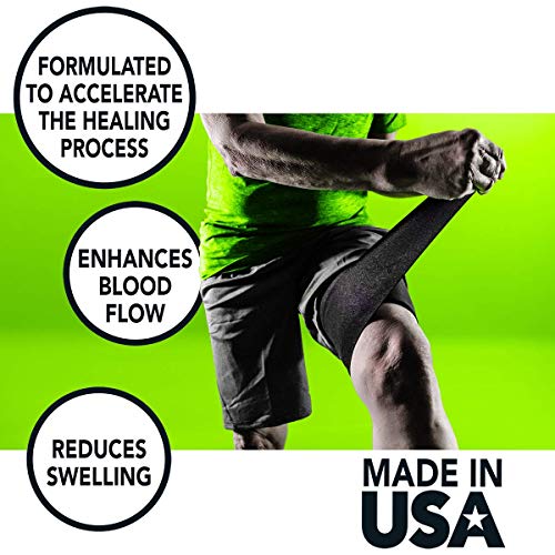 Strive Compression Infrared Therapy Wrap 6"x100" for Wrist, Arm, Leg, Ankle - color: Black, size: 6" x 100" Infrared Wrap