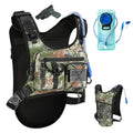 Criuage USA Patent Running Hydration Vest Backpack, Lightweight Chest Pack with 2.0L Water Bladder Bag Daypack for Hiking Running Cycling Race Marathon for Women Men - color: Cagreen
