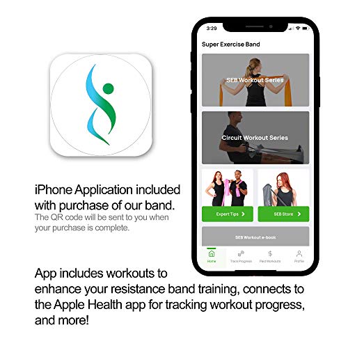 Resistance Band for Working Out | Super Exercise Bands 8,16,24 Yard Bulk Rolls |10 Strengths in Light Medium and Heavy Resistance Bands | Latex Free Workout Bands Including App and e-Book - size: 16 Yards, style: Heavy