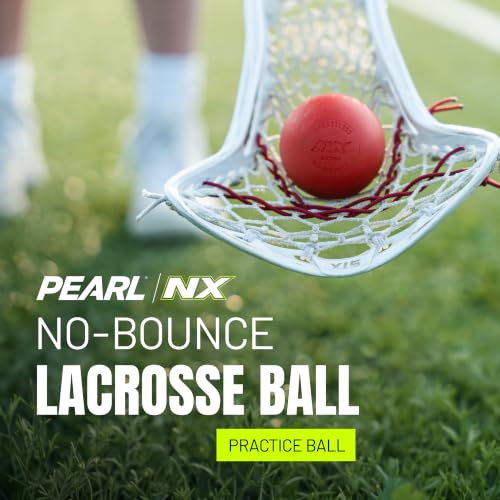 Pearl NX Greaseless Lacrosse Balls by Guardian Innovations - Long Lasting, No-Bounce Balls Perfect for Indoor Play and Practice - size: 20 Pack
