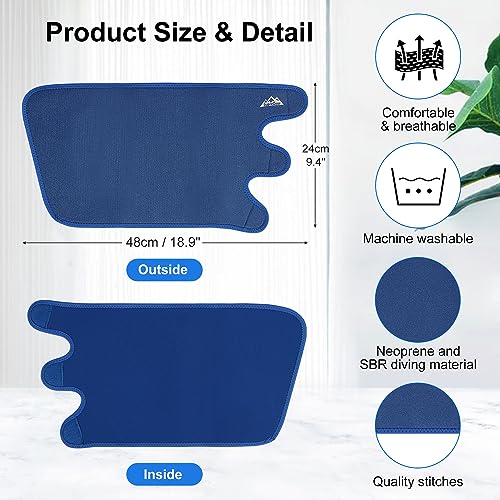 supregear Calf Support Brace, Adjustable Comfortable Compression Calf Wrap Sleeve for Muscle Swelling Hiking Training - color: Blue
